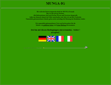 Tablet Screenshot of munga-ig.de